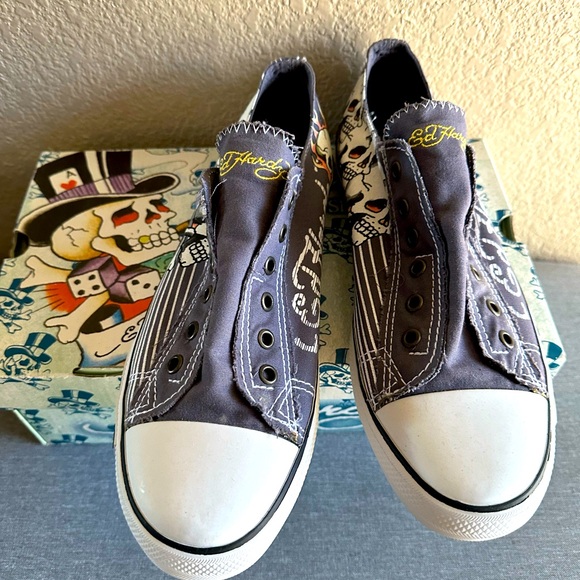 Ed Hardy slip on laceless Men’s. Brand new in box. - Picture 2 of 5